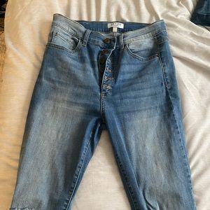 HIGH RISE FLARE JEANS